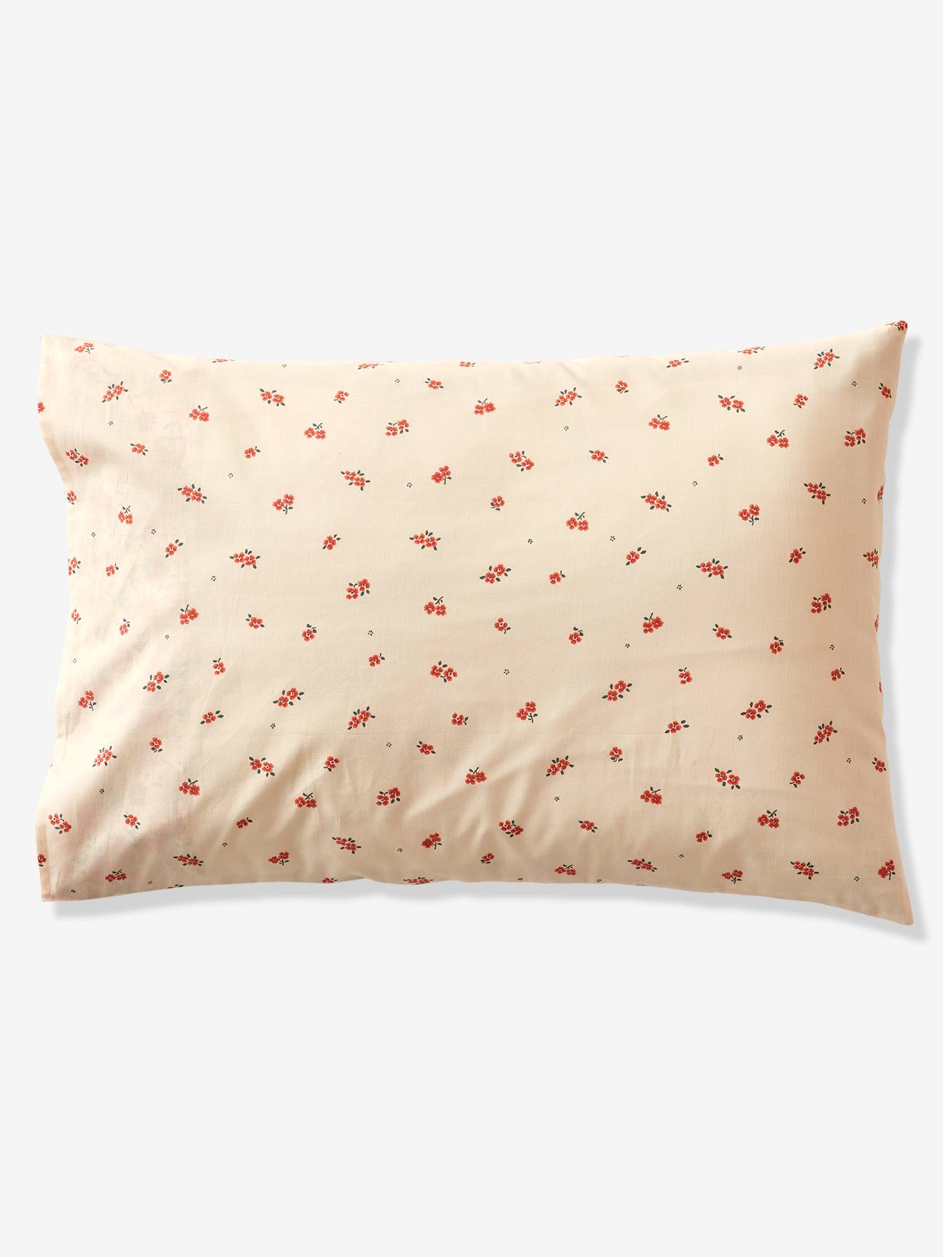 Parure housse de couette + taie d'oreiller enfant GIPSY beige / multicolore