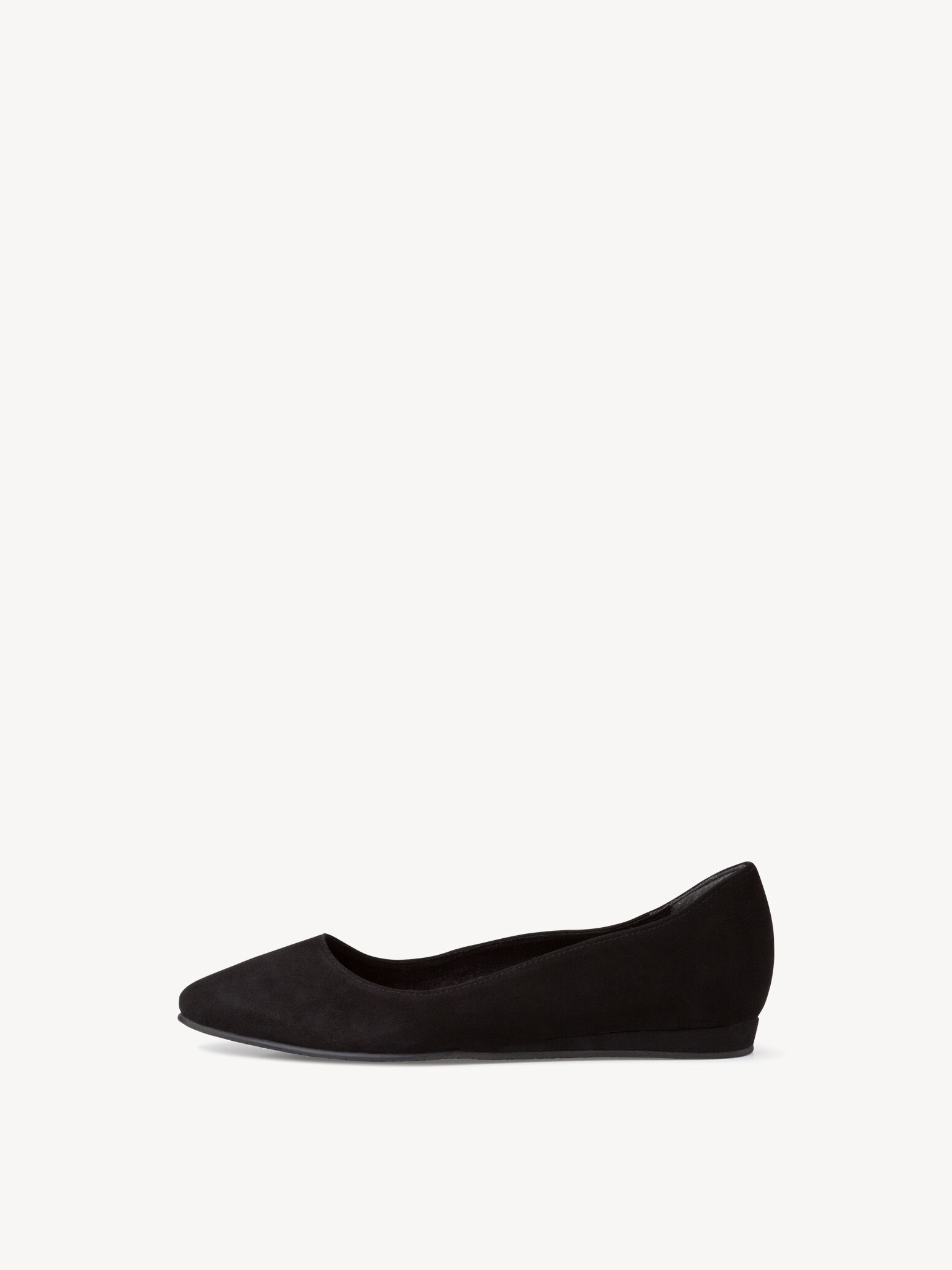 Ballerine en cuir - noir