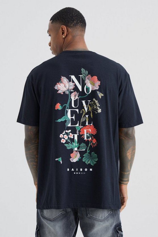 T-Shirt mit floralem Print