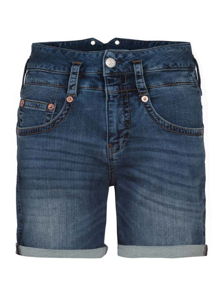 Herrlicher Jeans-Shorts in Dunkelblau günstig kaufen
