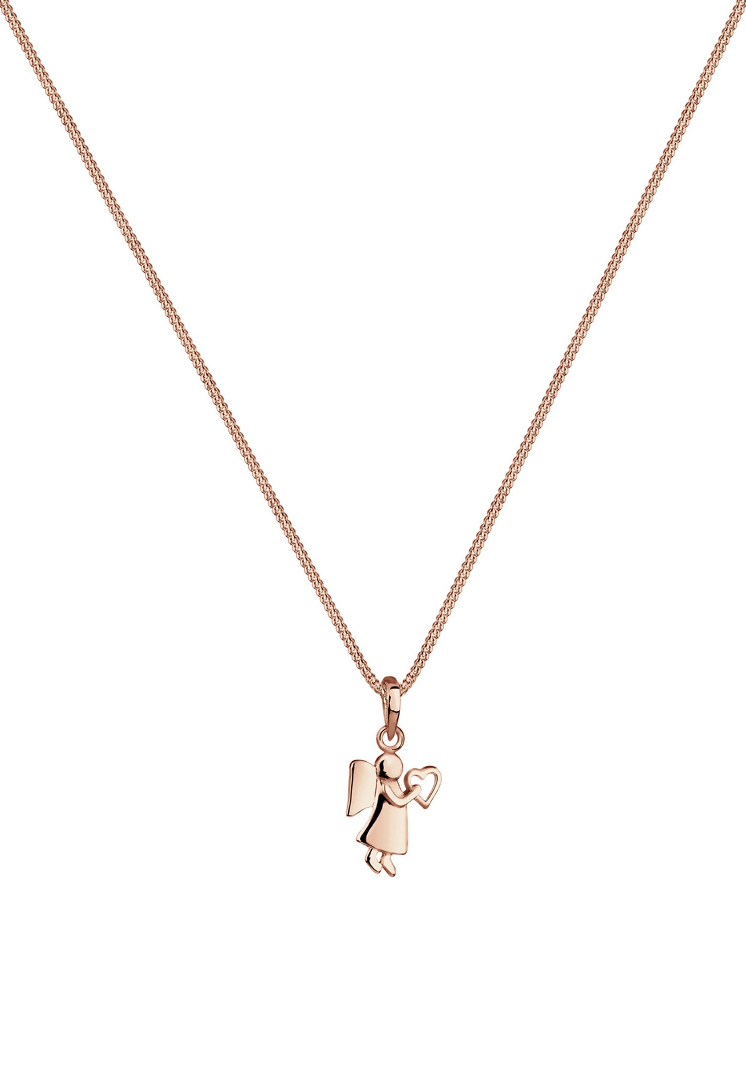 Elli Women's Talisman Heart Angel in 925 Sterling Silver