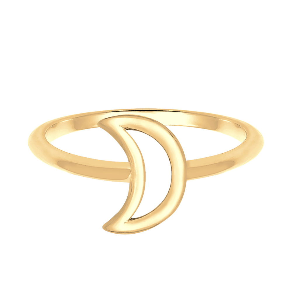 Elli Elli Bague Découpe Demi Lune Astro Bague Femme - (925/1000) Argent Bague