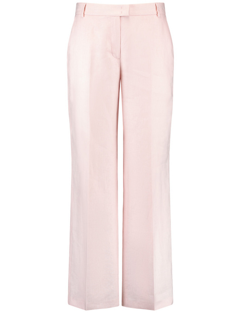 Leinenhose mit Bügelfalten
