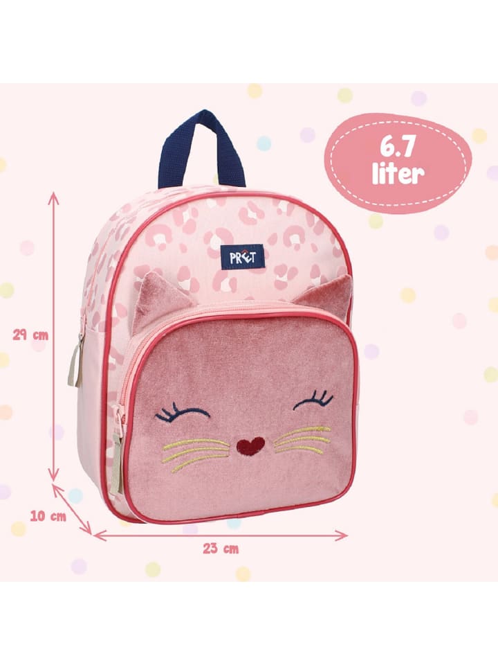 COFI 1453 Prêt Rucksack Giggle – Süßer Kinder-RucksackKatzengesicht in Rosa günstig kaufen 29 x 22 cm