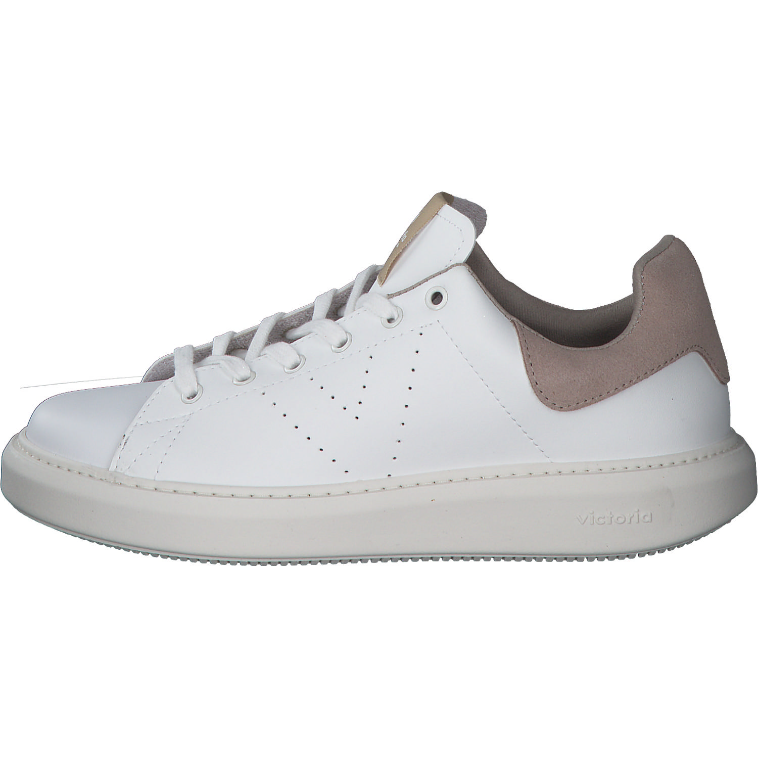 Viktoria 1263101, Sneakers Low, Damen, nude/white