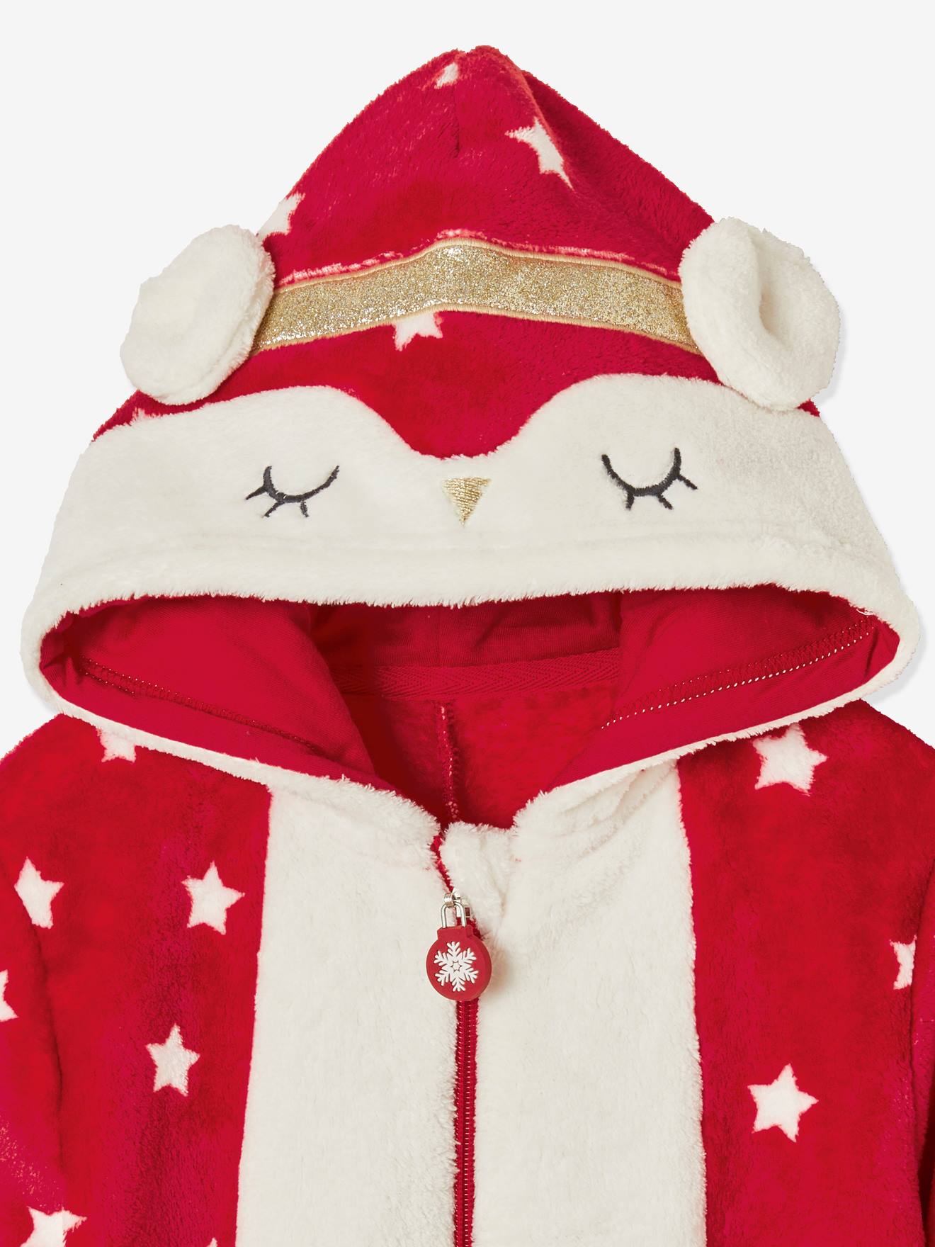 Combinaison surpyjama fille rouge