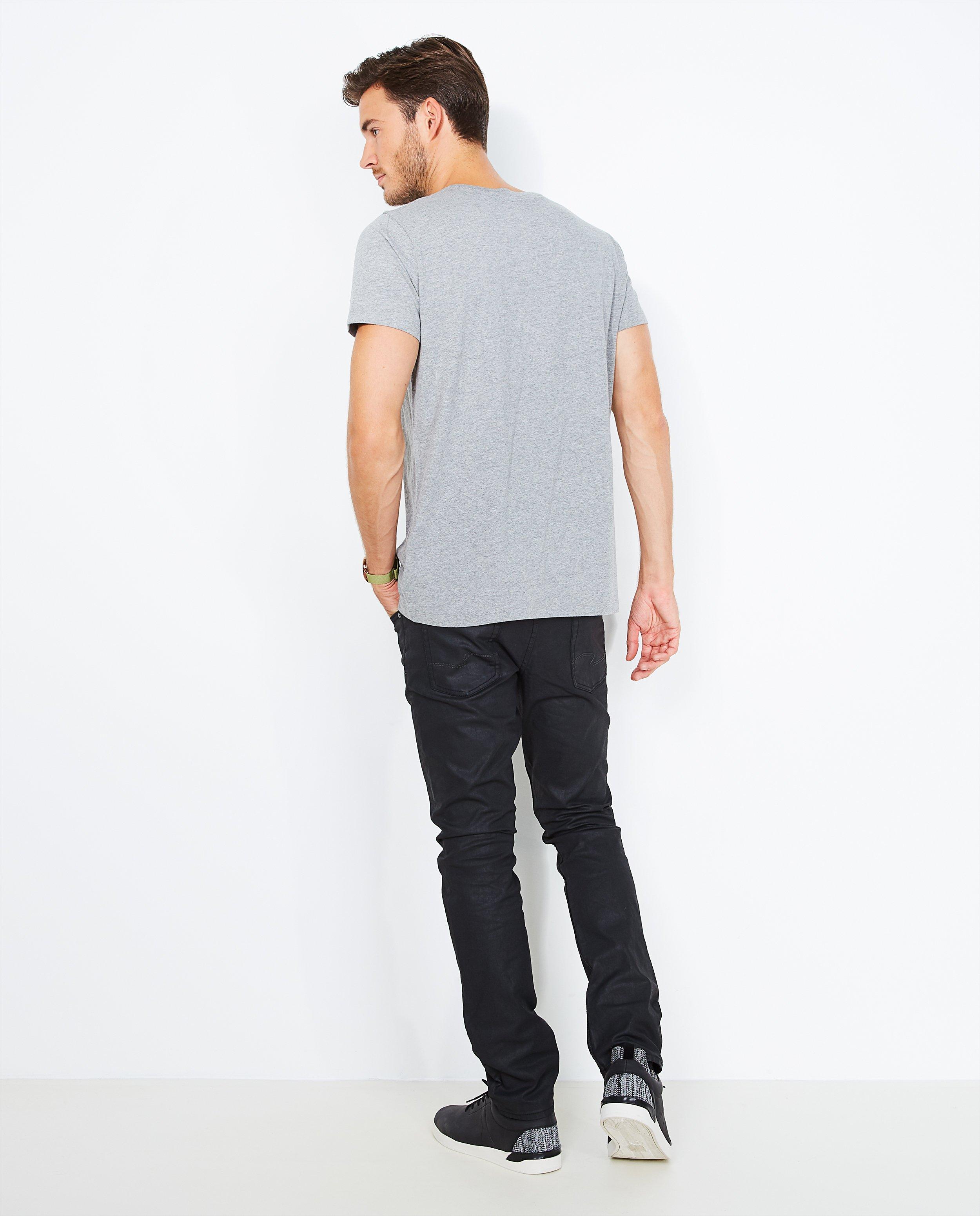 Blugi Iveo Black slim fit negri