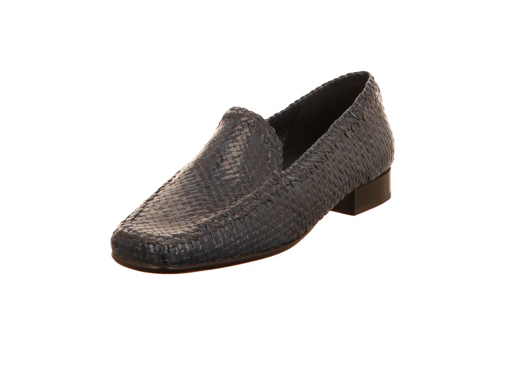 SIOUX Klassische Slipper blau Cordera