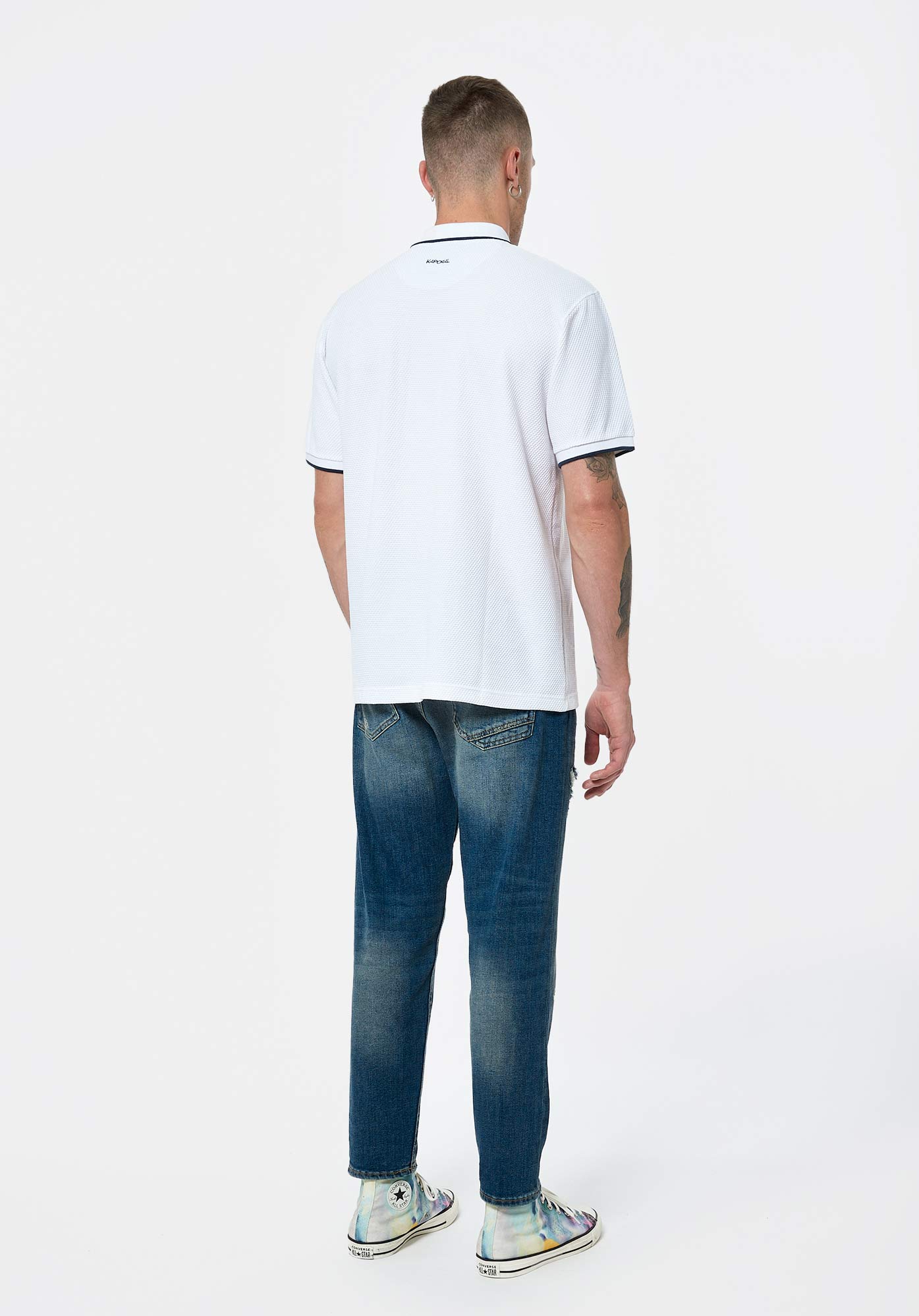 CELES  Polo blanc Homme