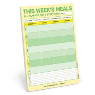 Knock Knock Big & Sticky Notepads - This Weeks Meals (EN)