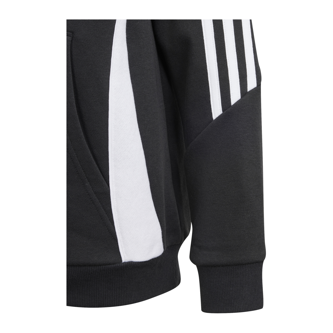 adidas Tiro 24 Hoody Kids Schwarz Weiss