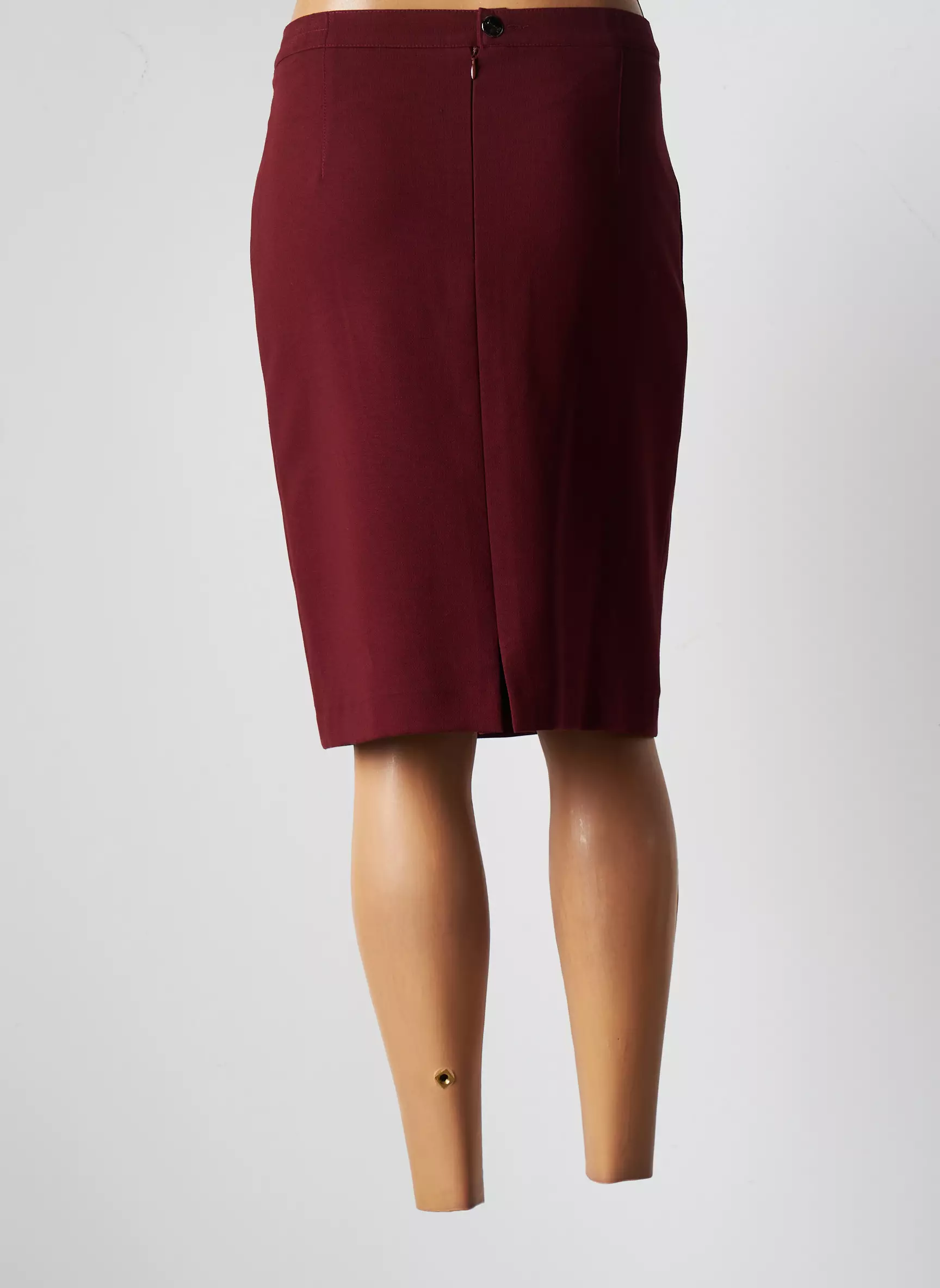 Jumfil Jupes Mi Longues Femme couleur rouge