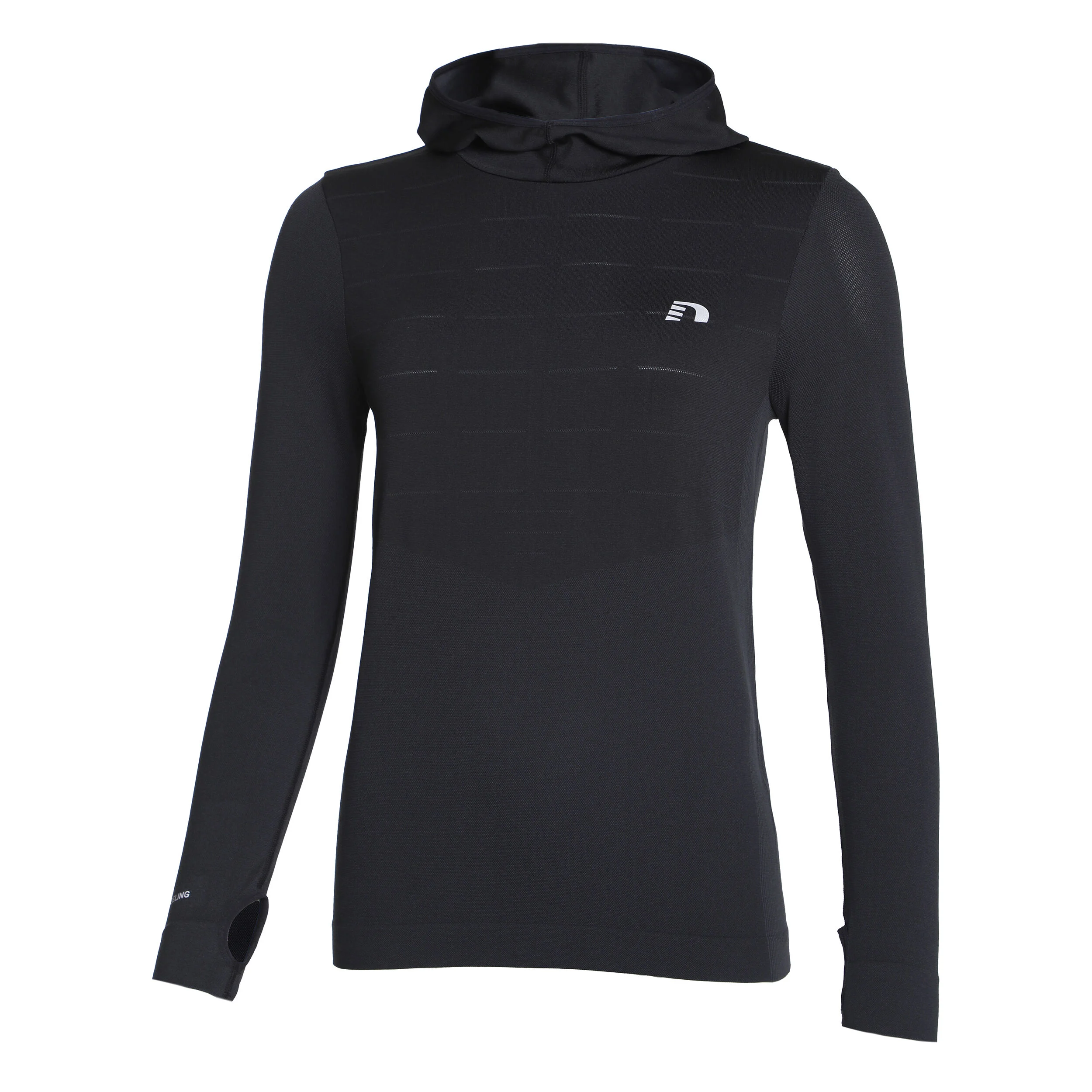 Cambridge Seamless Hoody Damen - Schwarz