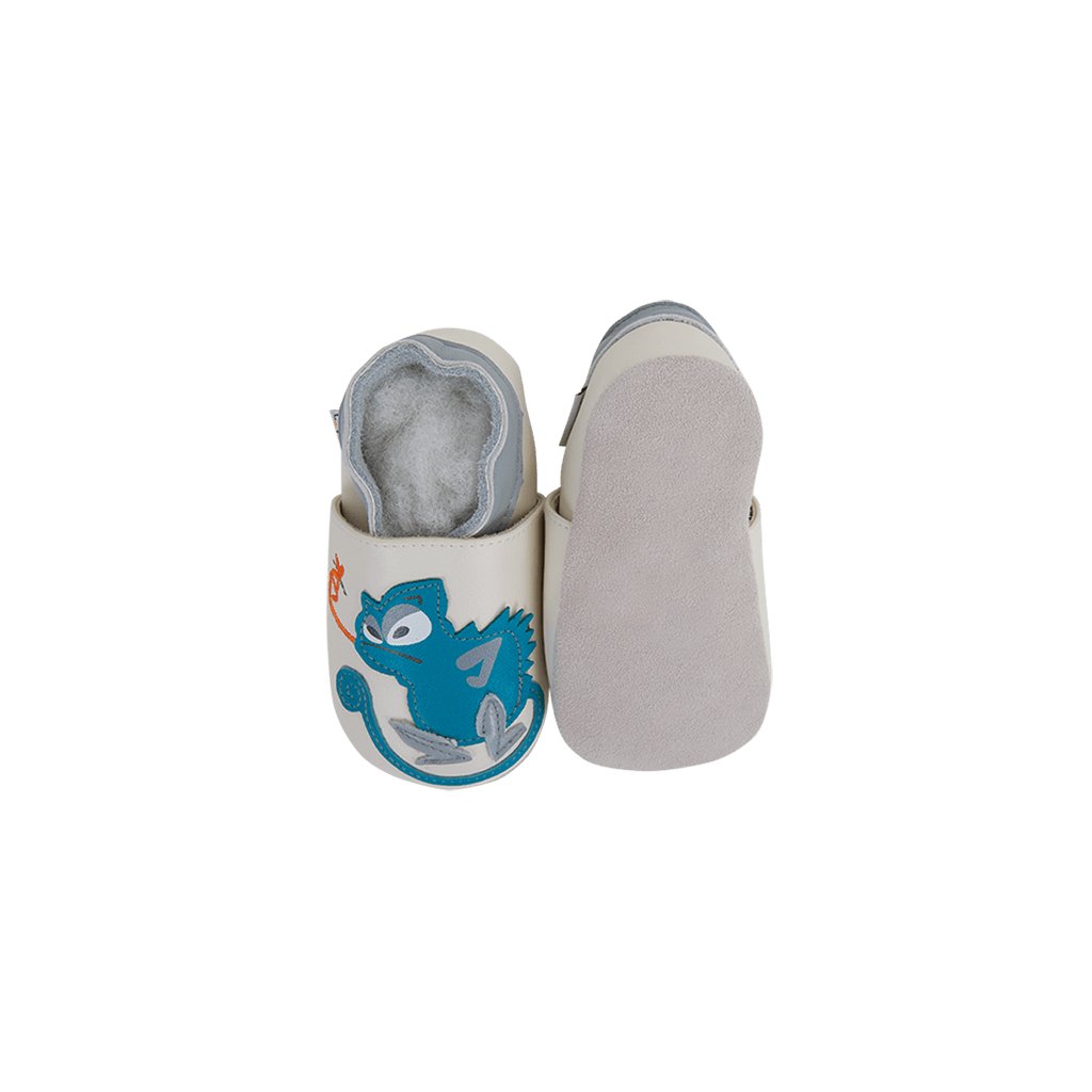 Lait et Miel Chaméléon Glouton Krabbelschuhe mit Chamäleon