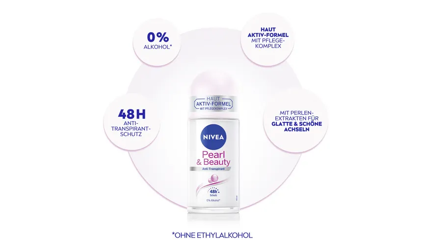 NIVEA Deo Roll-On pearl+beauty Anti -Transpirant 50 ml