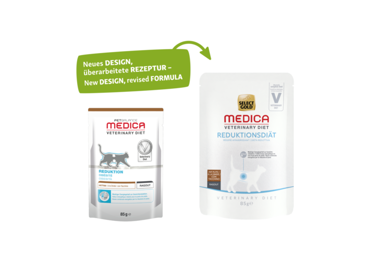 SELECT GOLD Nassfutter SELECT GOLD Medica Reduktionsdiät Pute 24x85g