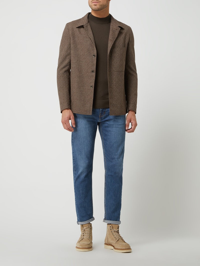 Oversized Sakko aus Schurwolle - 'Savile Row' in mittelbraun