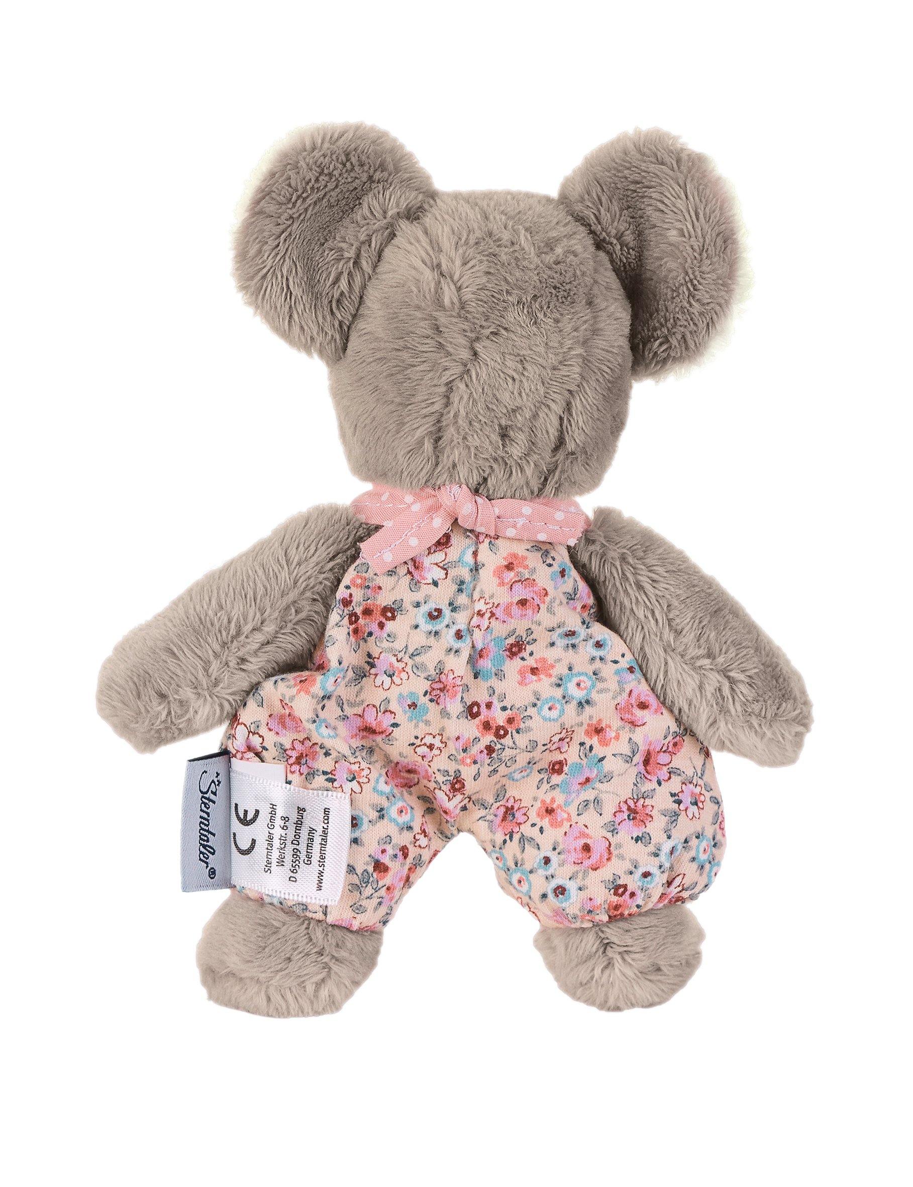 Geschenk-Set Maus Mabel in Rosa und Grau