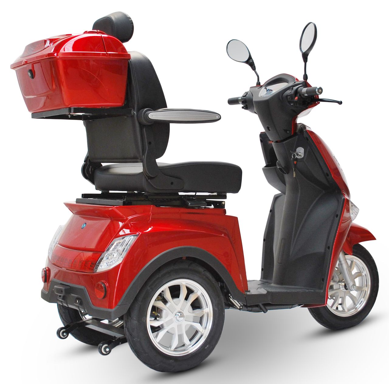 ECO ENGEL Senioren Roller ECO ENGEL 504 Rot, Blei Akku, 25 KM/H