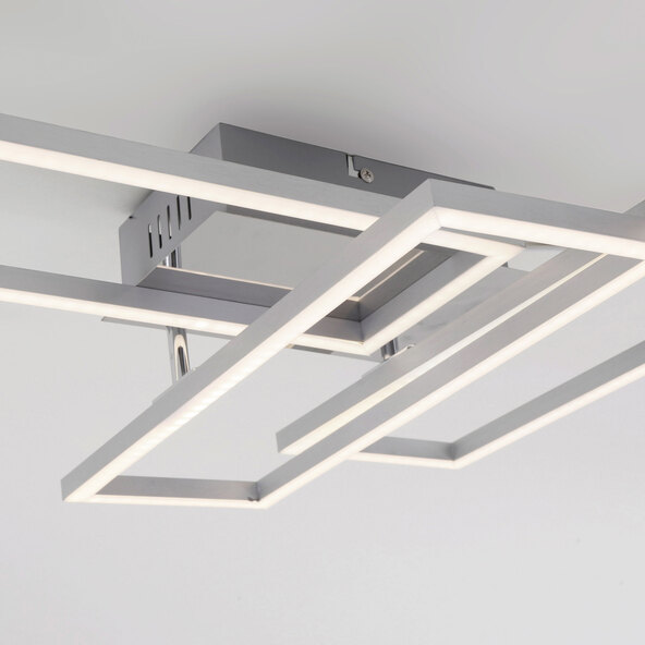 WiFi-CCT-LED-Wand- und Deckenleuchte, rechteckig