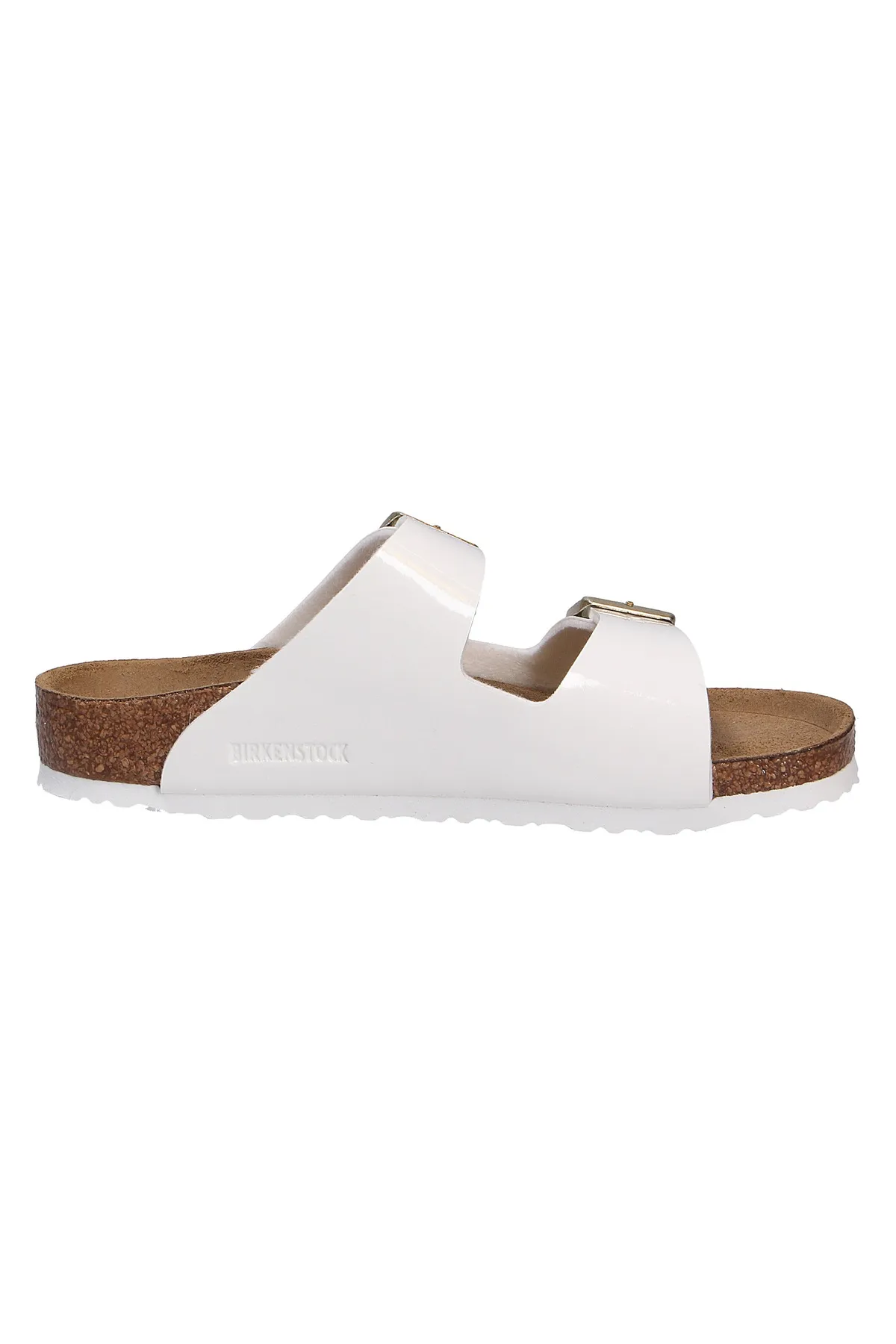 Birkenstock  Pantolette - Weiß - Flacher Absatz