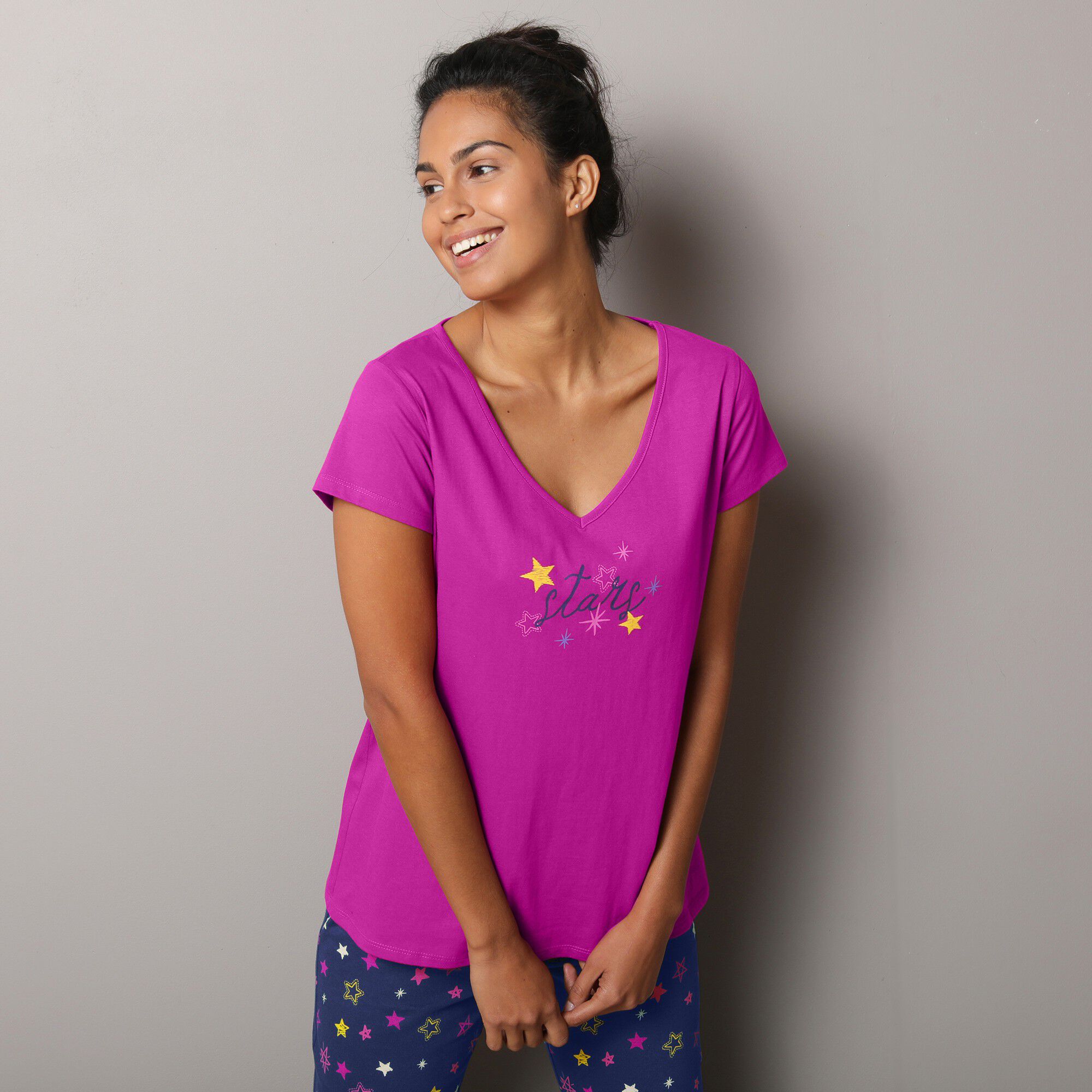 T-shirt de pyjama manches courtes imprimé Estrella