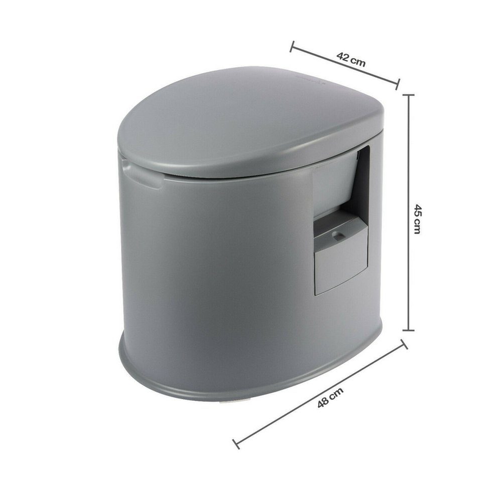 sesua Campingtoilette XL Eimertoilette Reisetoilette Nottoilette Reise Klo WC