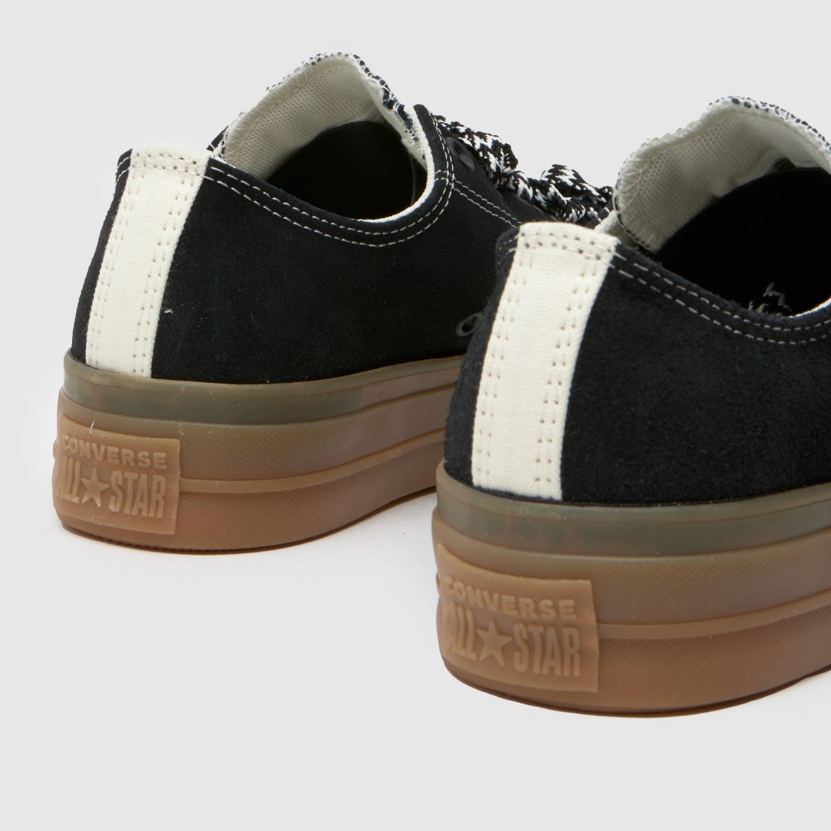 Converse – All Star – Svarta oxskor med lift