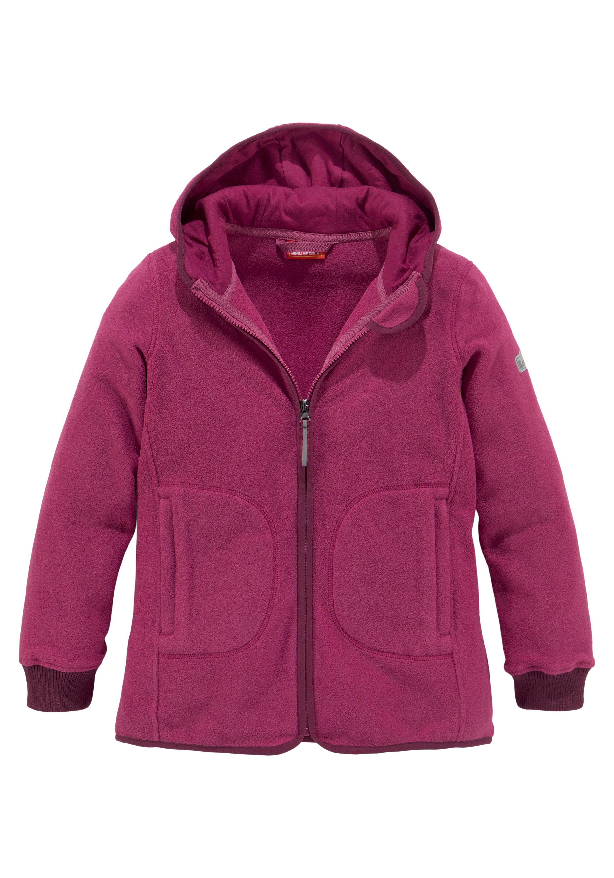 Scout Fleecejacke COZY 2 mit Ärmelbündchen