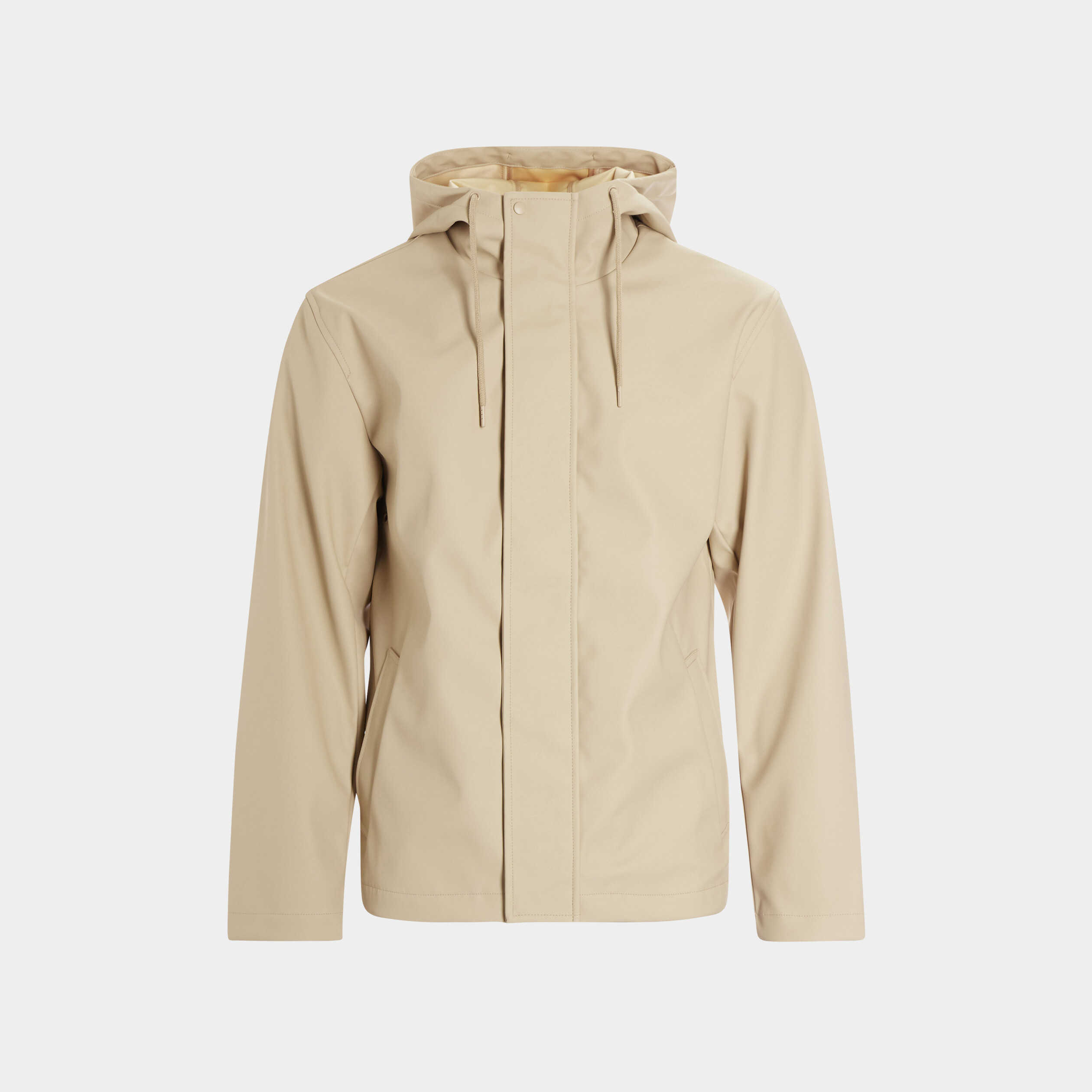 Imperméable court à capuche sable homme | La Halle