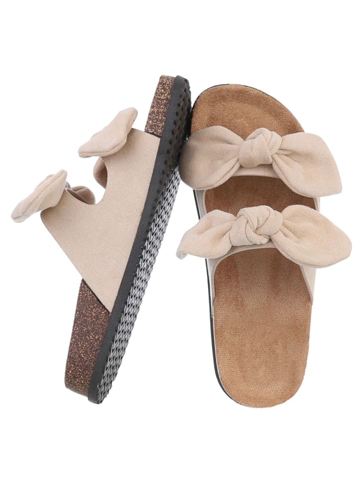 Ital-Design Sandale & Sandalette in Beige günstig kaufen