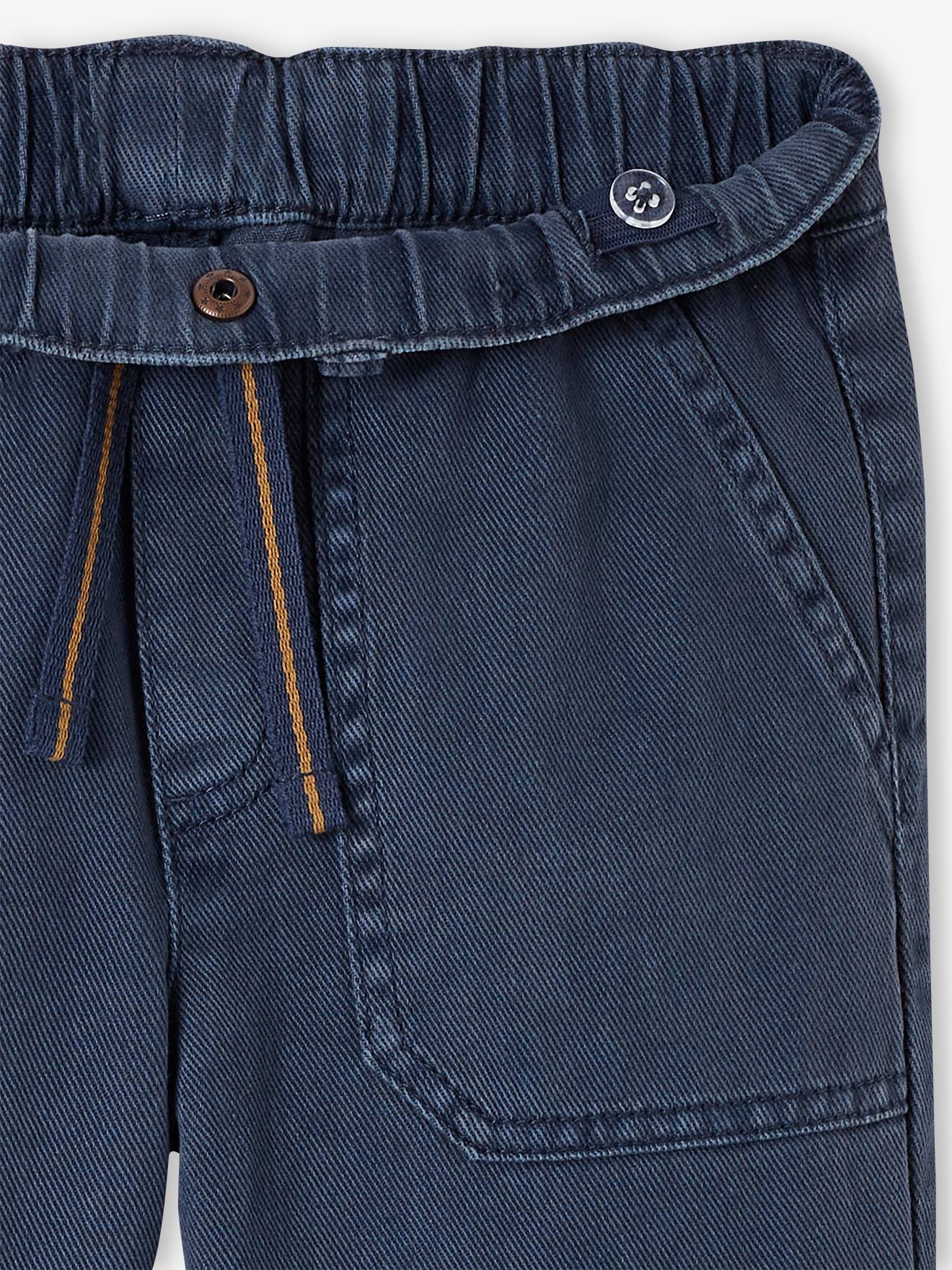 Pantalon worker facile à enfiler garçon bleu nuit
