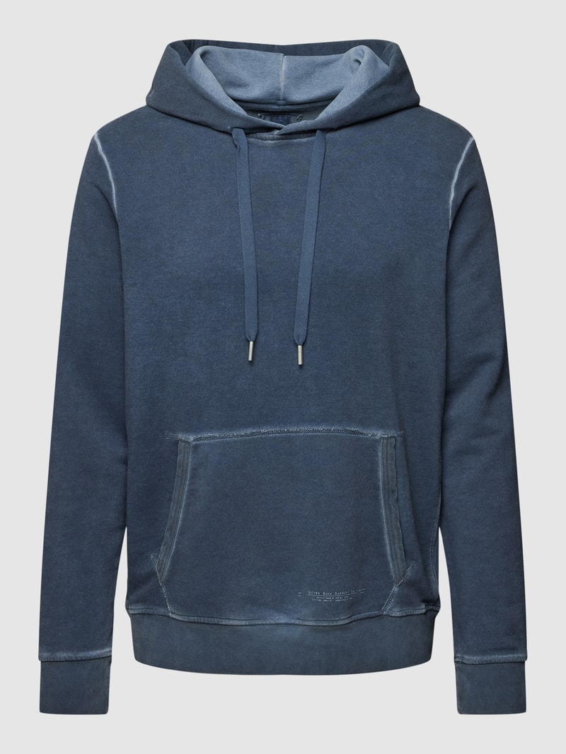 Hoodie mit Känguru-Tasche Modell 'SOHO HOODY' in marineblau