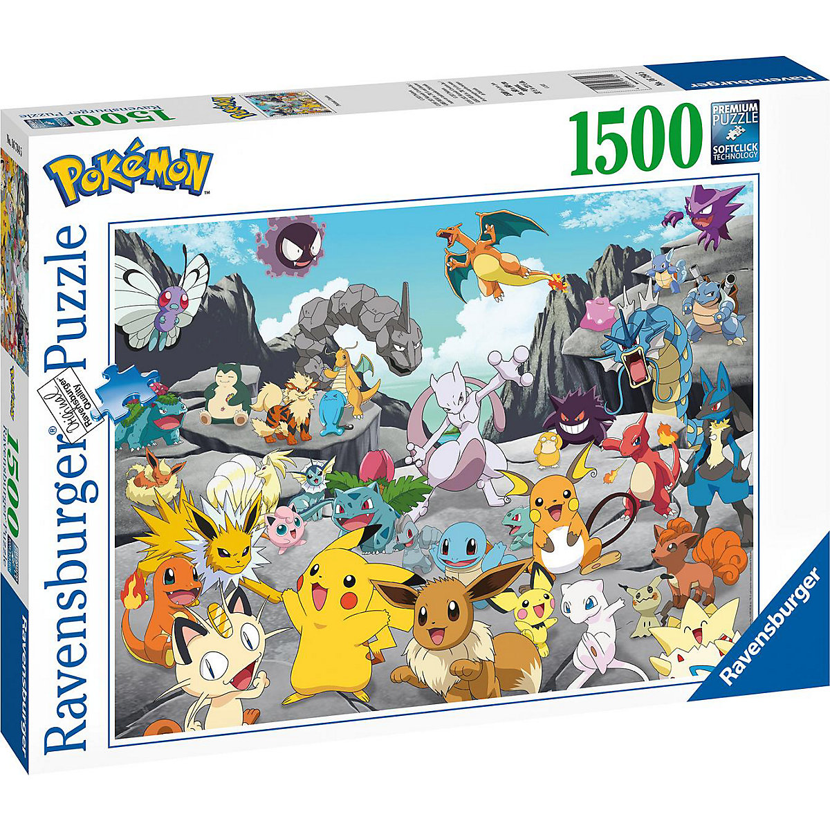 Puzzle Pokémon Classics, 1.500 Teile