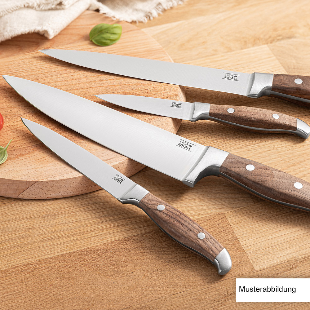 Steuber Casa Royale Gemüsemesser mit Walnuss Holzgriff