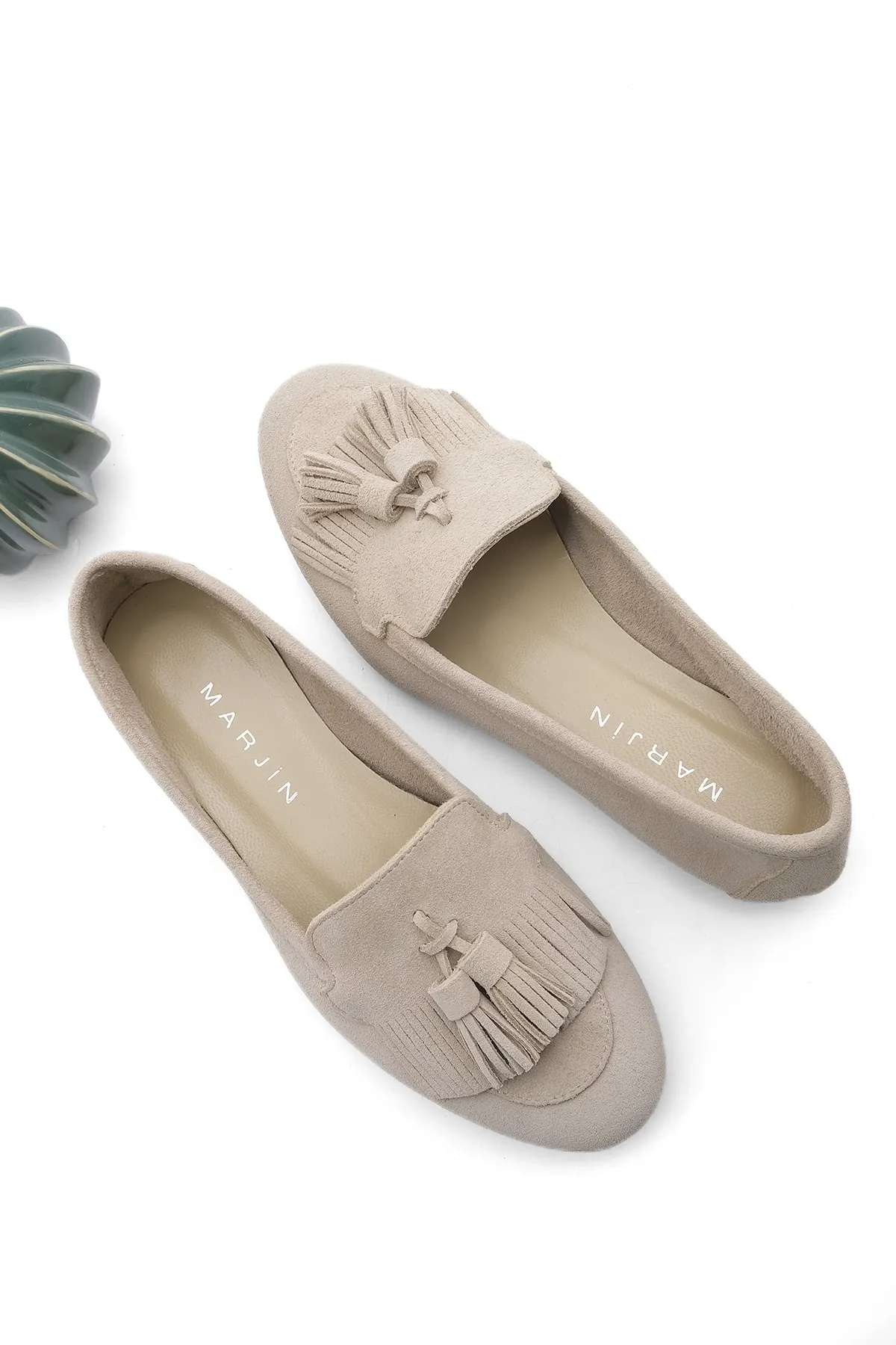 Marjin  Loafer - Beige - Flacher Absatz