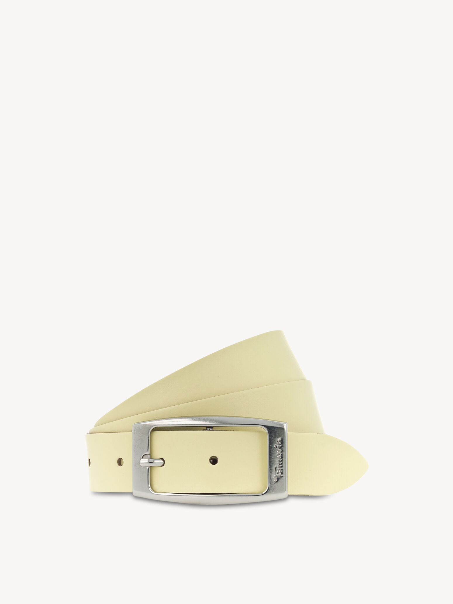 Ceinture en cuir - jaune