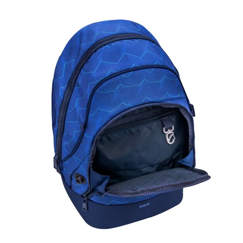 Belmil Premium Backpack & Fanny Pack Estate Blue Ruck﻿sack 2-tlg