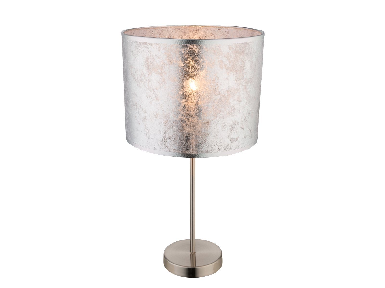 meineWunschleuchte LED Nachttischlampe, Leuchtmittel stufenweise über Schnurschalter dimmbar, LED wechselbar, warmweiß, groß-e Designer-lampen dimmbar Fensterlampe für Fensterbank, Höhe 50cm