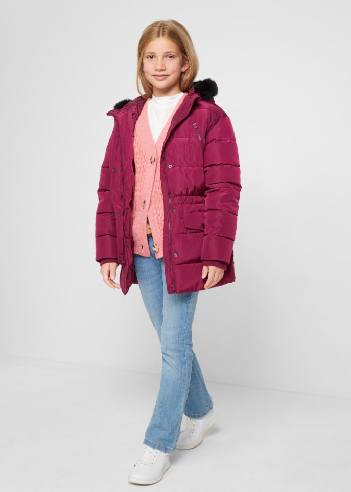 Mädchen Parka mit Kapuze