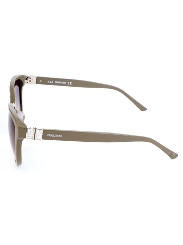 Swarovski Damen-Sonnenbrille in Grau/ Lila günstig kaufen 58
