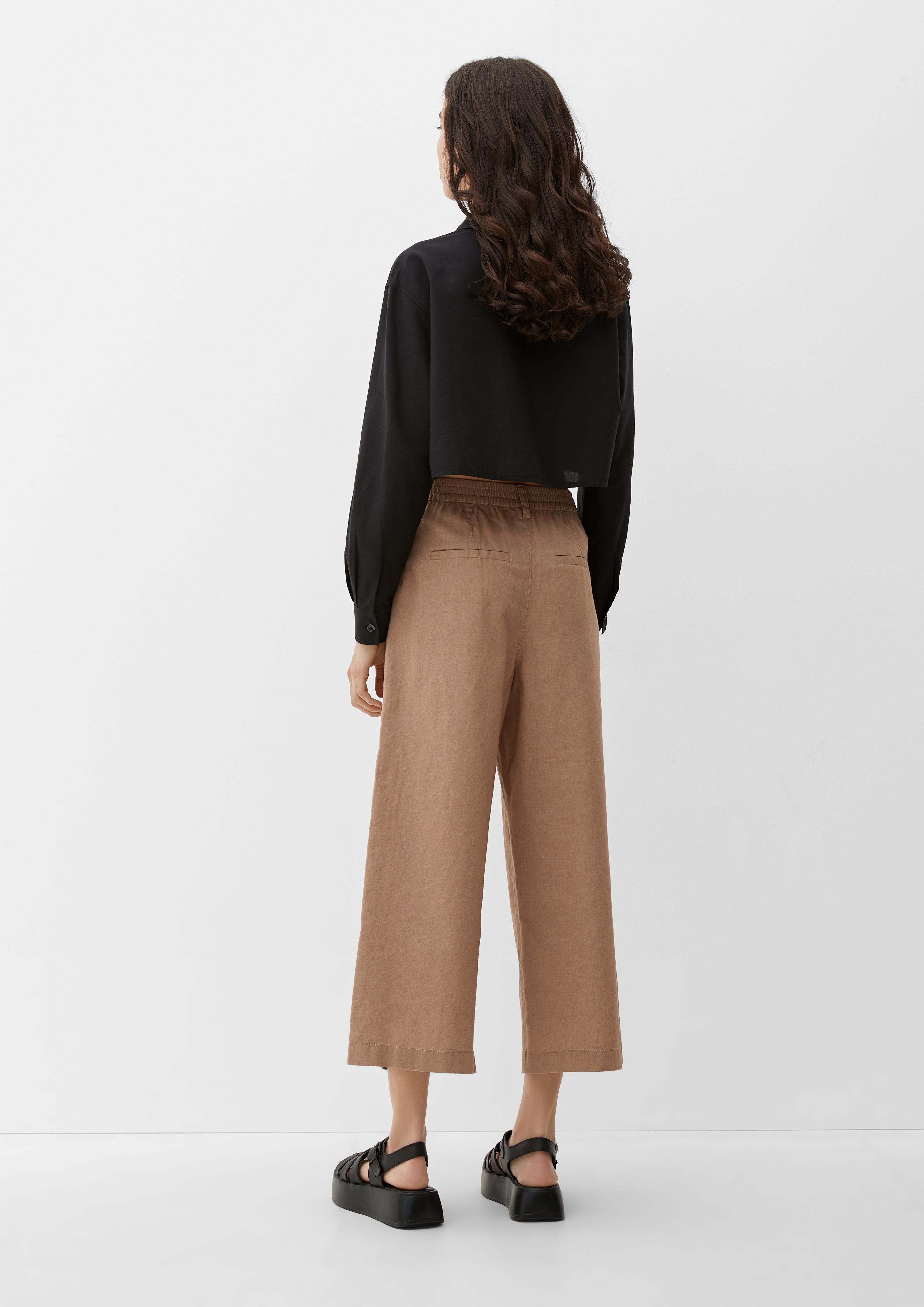 Regular: Culotte aus Leinenmix  2127625-8581