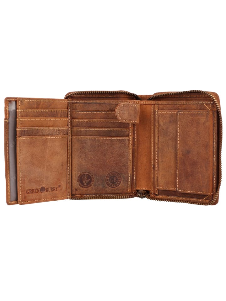 Greenburry Vintage Sternzeichen Geldbörse Leder 10 cm in waage günstig kaufen onesize