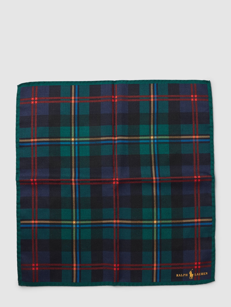 Schal mit Tartan-Karo in grün
