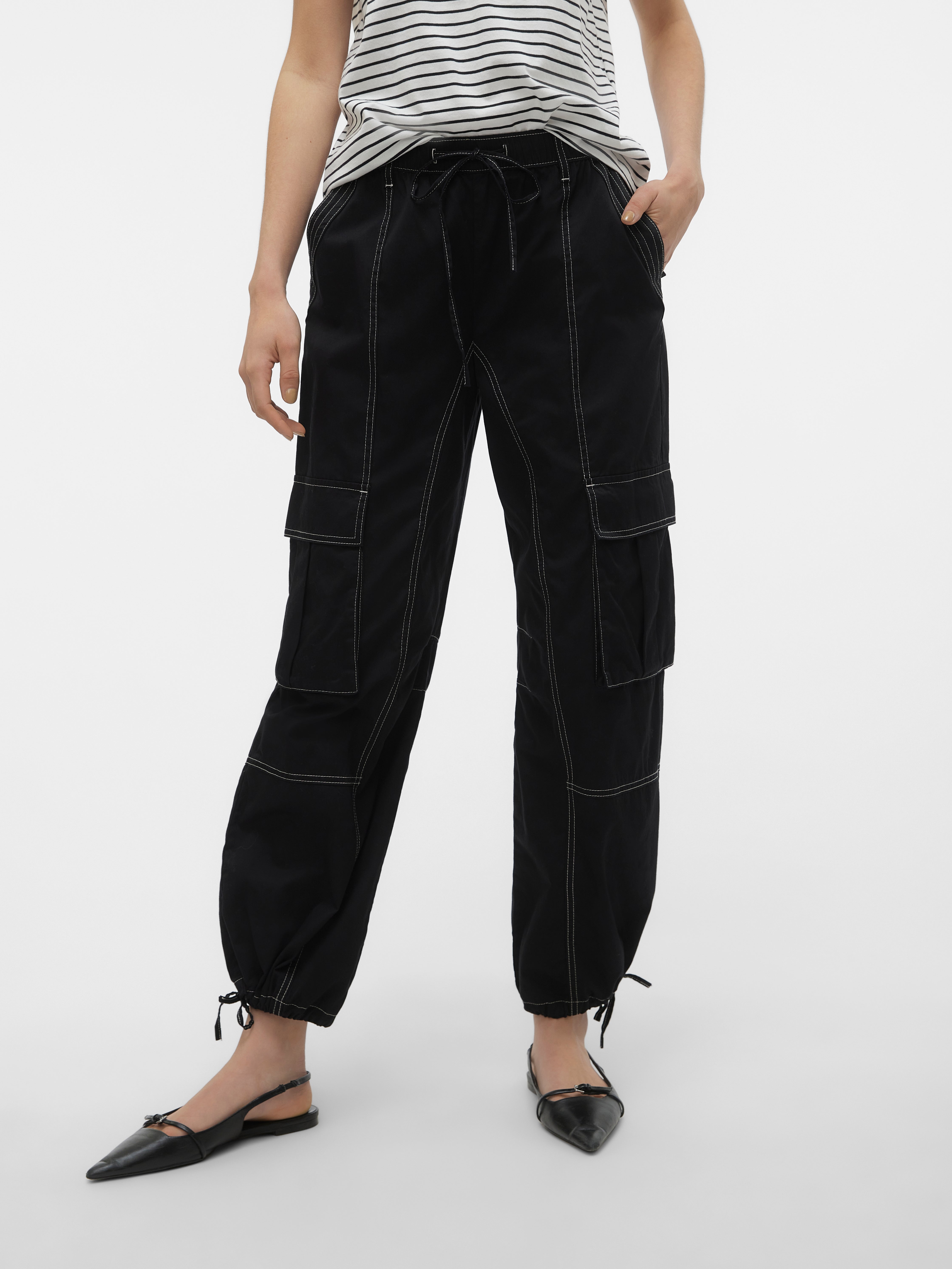 VMKIM Mittlere Taille Cargohose