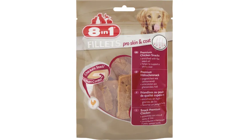 8in1 FILLETS pro skin&coat 80 g