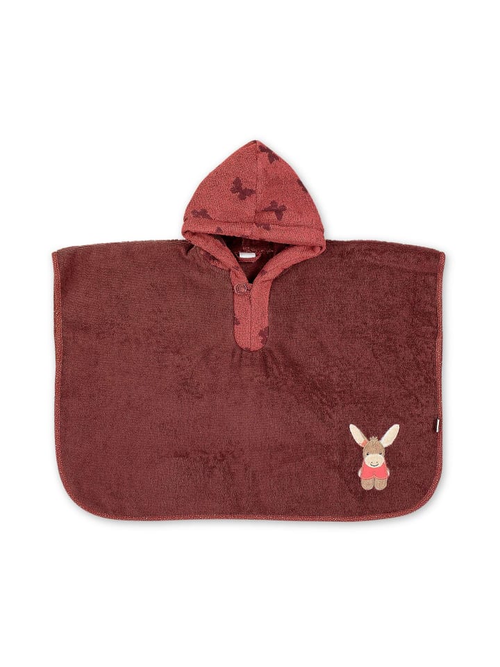 Sterntaler Badeponcho ESEL Emmily in dunkelrot günstig kaufen onesize