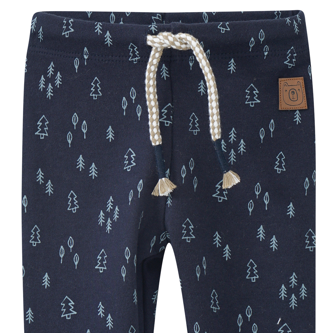 Newborn Jogginghose mit Tannenbaum-Allover