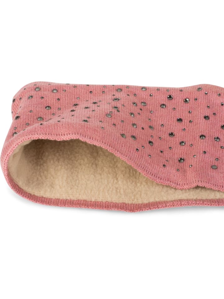 styleBREAKER Feinstrick Stirnband in Rosa günstig kaufen onesize