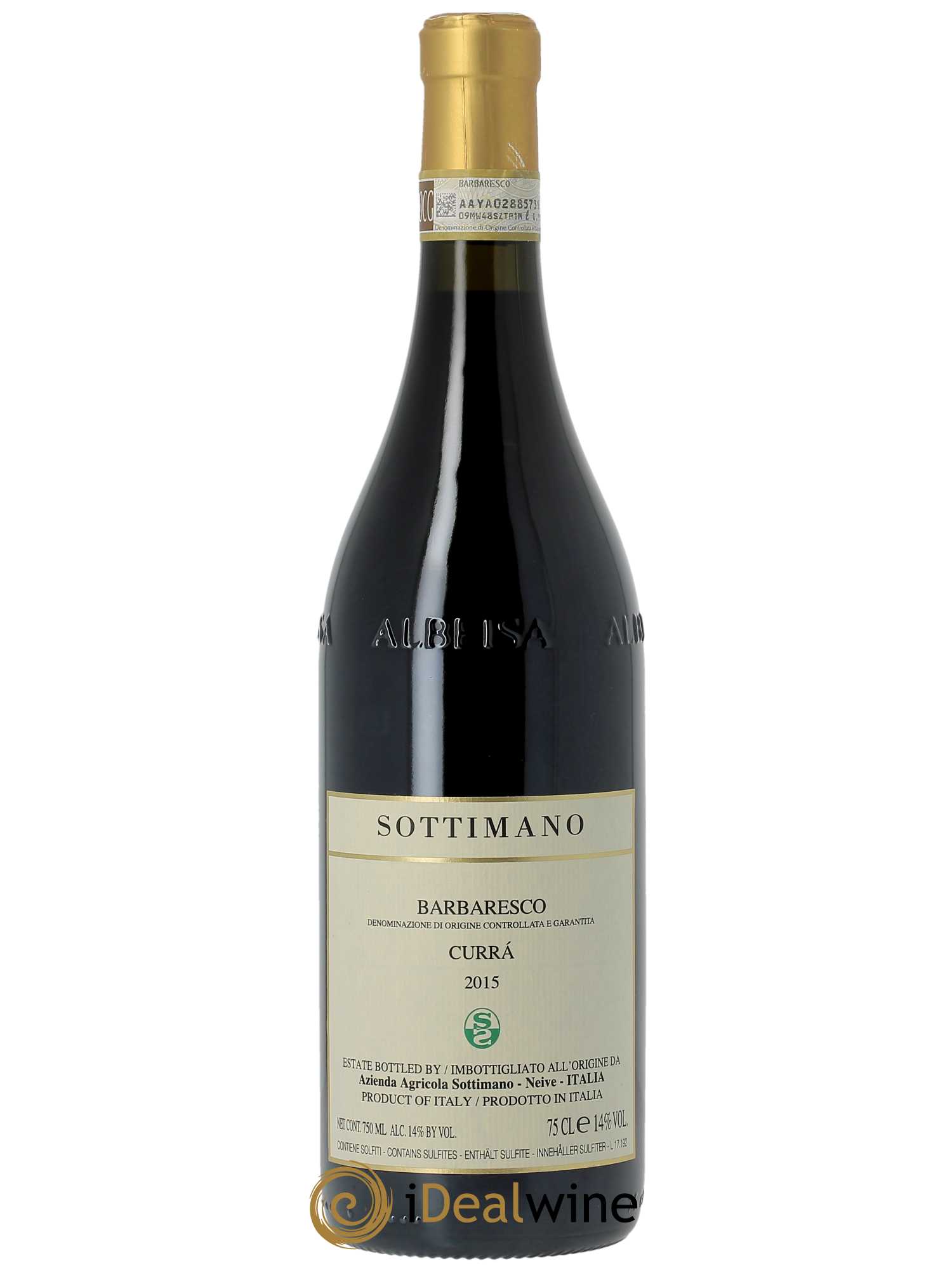 Barbaresco DOCG Currà Sottimano  2015 - Lot de 1 Bouteille